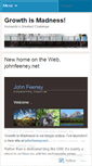 Mobile Screenshot of growthmadness.org